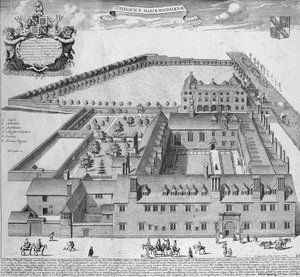 Magdalene College, Cambridge by David Loggan